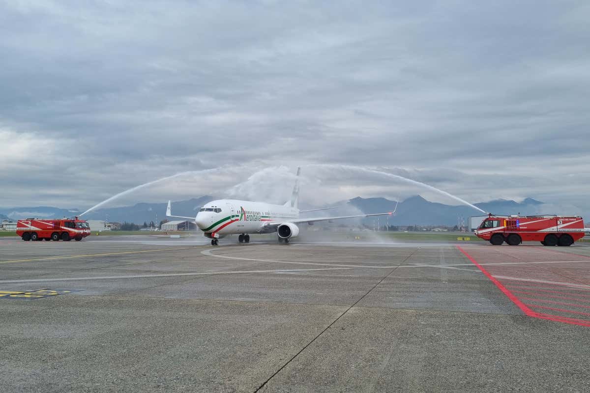 Il primo volo Aeroitalia da Bergamo a Roma  Bergamo e Roma sono più vicine: ecco i voli di Aeroitalia