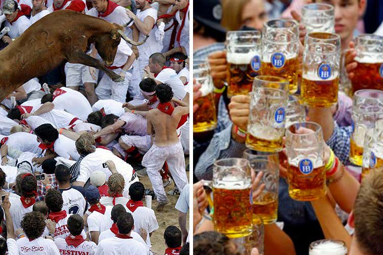 Niente corsa dei tori e Oktoberfest Altri eventi cancellati per il Covid