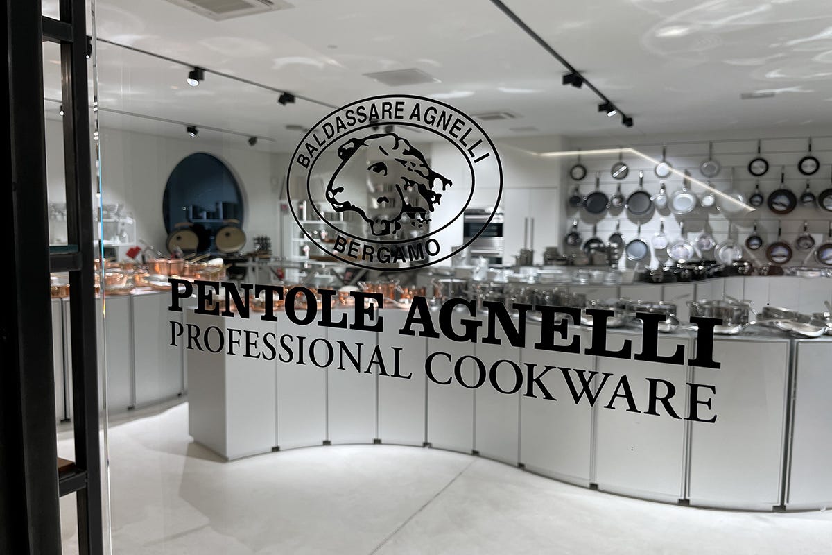 Lo showroom Agnelli Bolle Restaurant, il timbro di Pentole Agnelli sulla ristorazione bergamasca