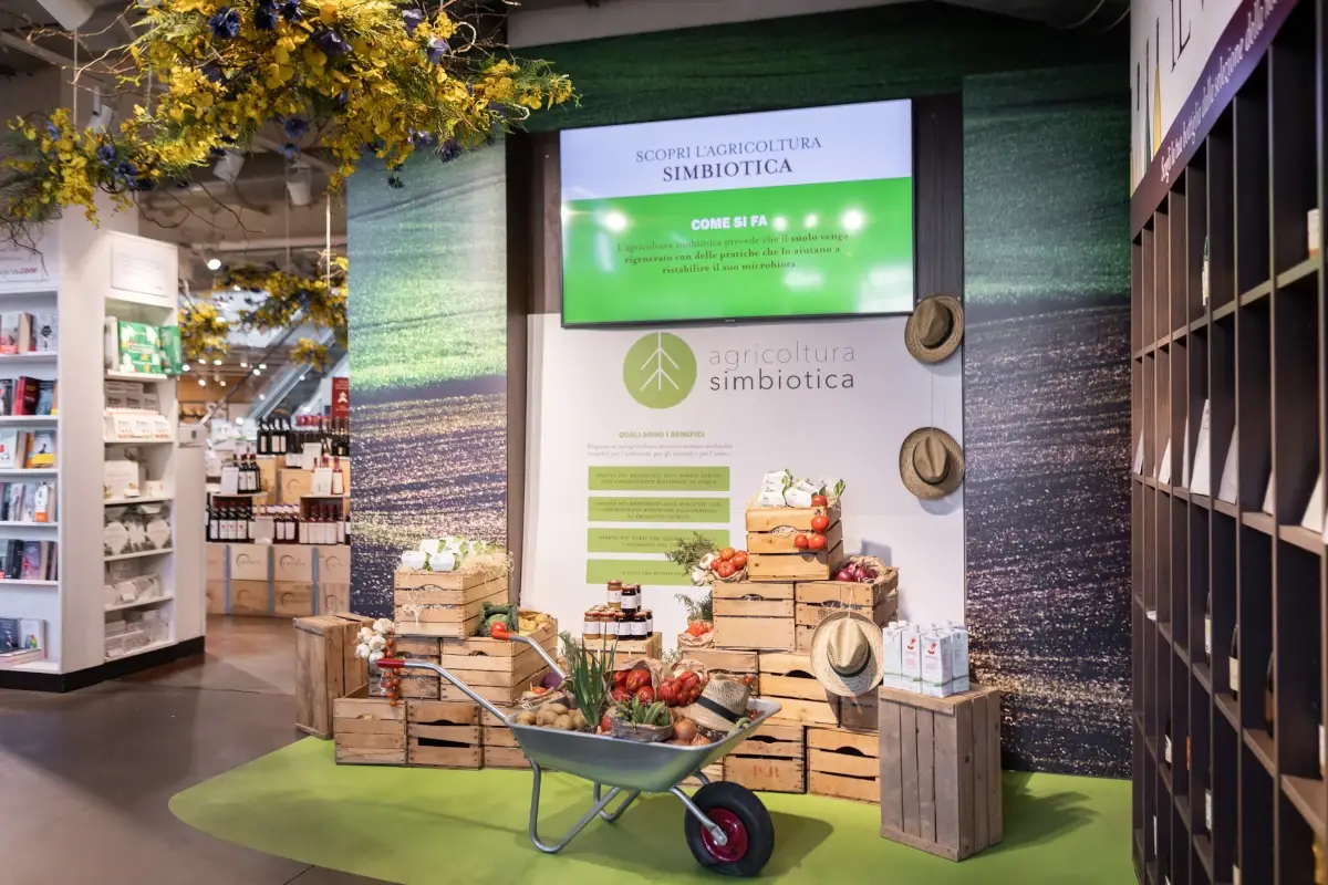 Agricoltura Simbiotica: ecco i prodotti certificai sugli scaffali di Eataly