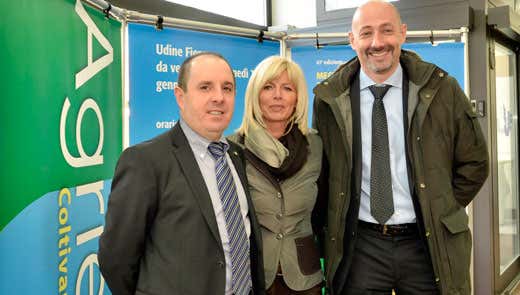 Da sinistra: Claudio Violino, Luisa De Marco e Mirko Bellini
