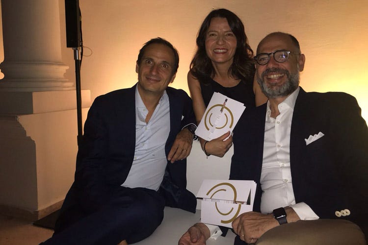 Carlo Fornario, Elena Musco e Virgilio Maretto (Agrifood, pOsti vince la digital competition delle startup)