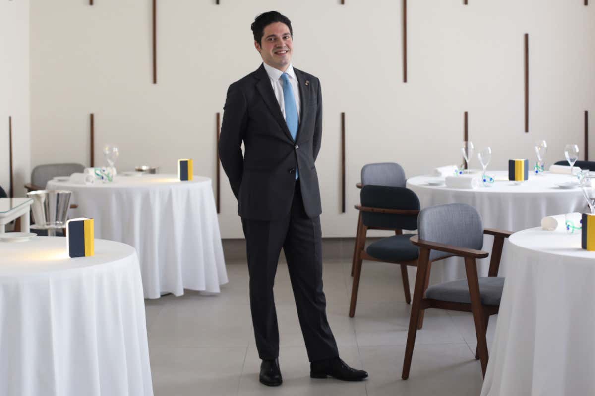 Alberto Piras, sommelier de Il Luogo di Aimo e Nadia