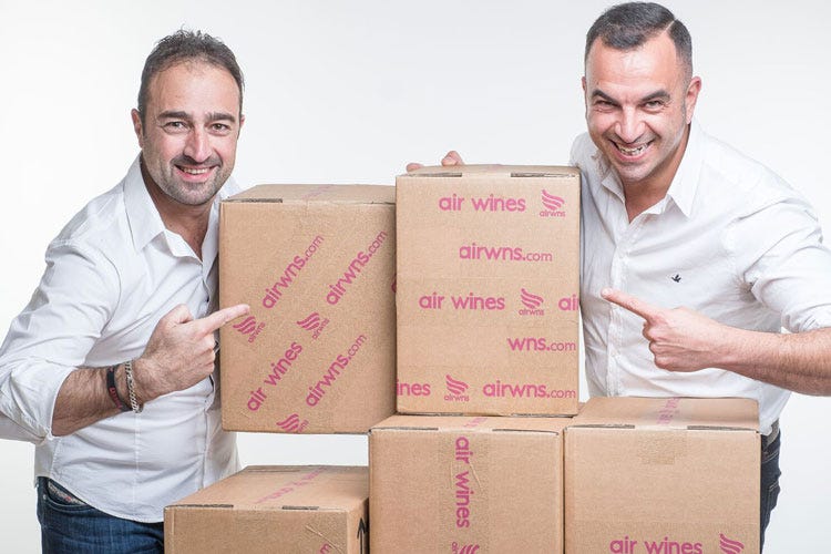 Matteo Casuccio e Patrizio Dini (Air Wines, il primo Airbnb del vino mette in contatto cantine e consumatori)
