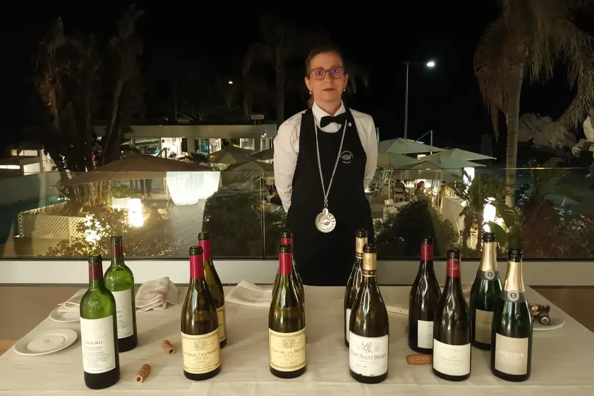 Le bottiglie degustate Champagne e Borgogna ai Faraglioni di Aci Trezza