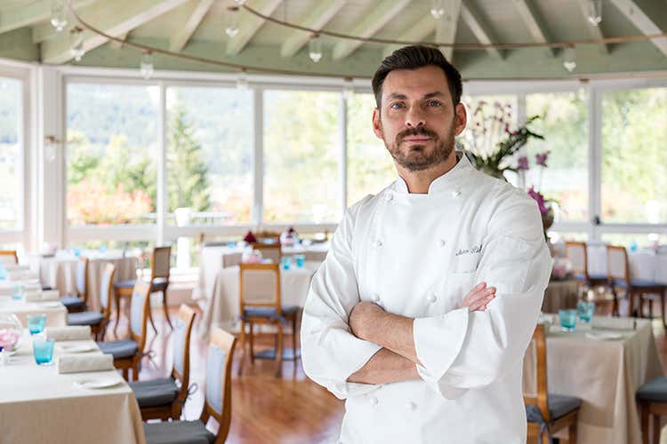 Marco Pinelli (Al via al Cristallo di Cortina la rassegna In punta di forchetta)