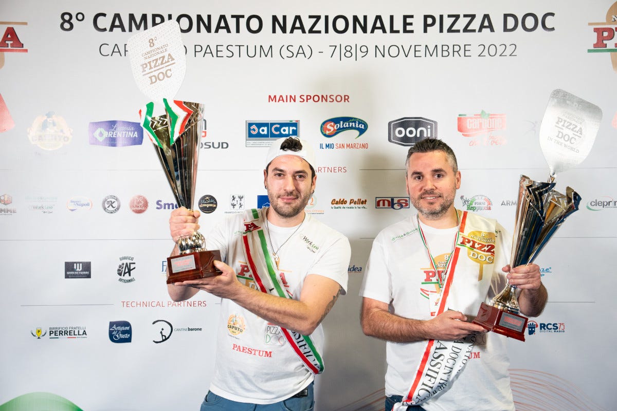 alessando servidio e carlos antonio garcia Campionato nazionale Pizza Doc, vince il napoletano Alessandro Servidio