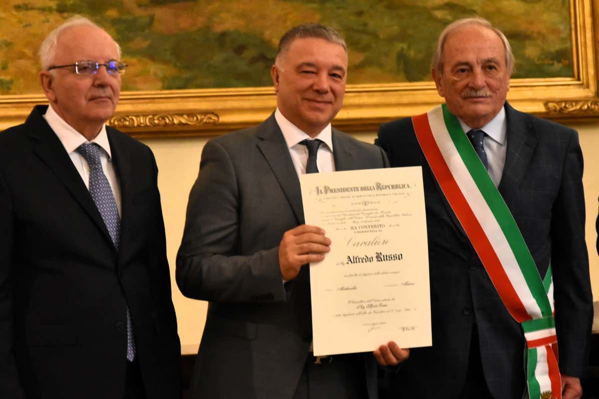 Alfredo Russo è stato nominato Cavaliere del Lavoro nel 2024