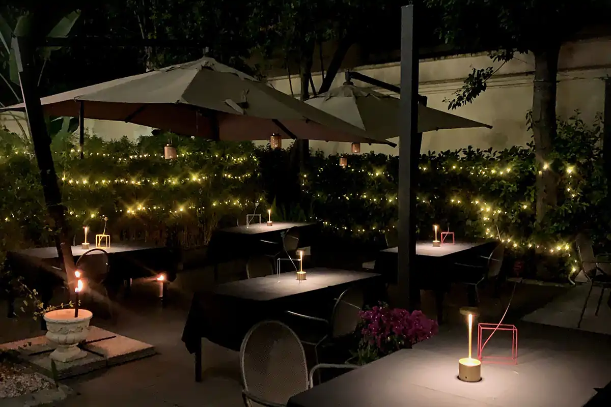 Il giardino All'Aria Da All'Oro diventa All'Aria, il menu dello chef Di Giacinto in giardino