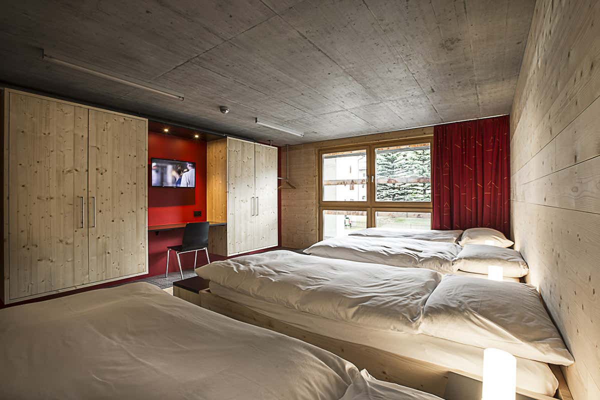 All in one hotel inn lodge Celerina. Foto: Andrea Badrutt1 Sciare in Engadina? Bello e conveniente