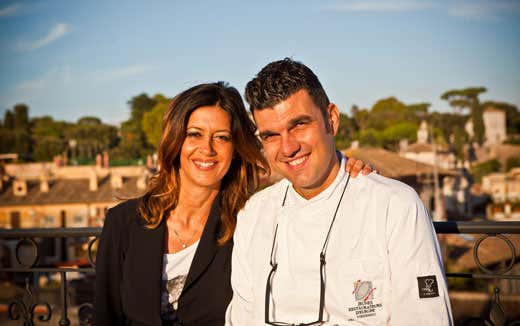 Riccardo Di Giacinto con la moglie Ramona (foto: Aromi Creativi)