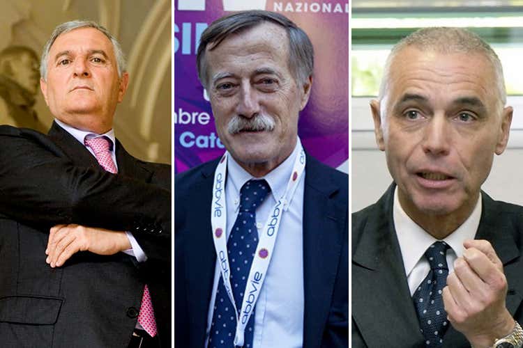 Vincenzo D'Anna, Massimo Andreoni e Giorgio Palù - L'allarmismo della politica uccide più del coronavirus