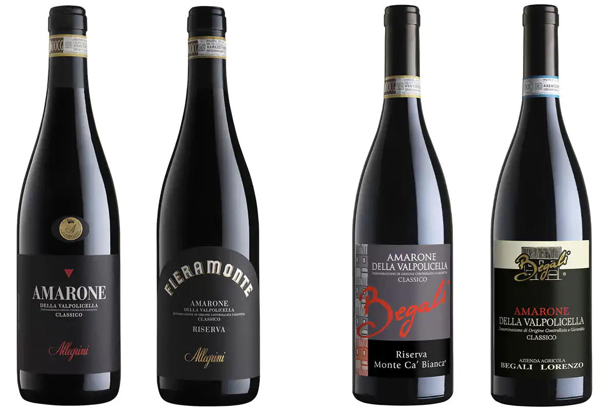 I vini di Allegrini e Begali in degustazione FOTO-Il gusto dell&rsquo;Amarone moderno? Risultato di 30 anni di cambiamenti