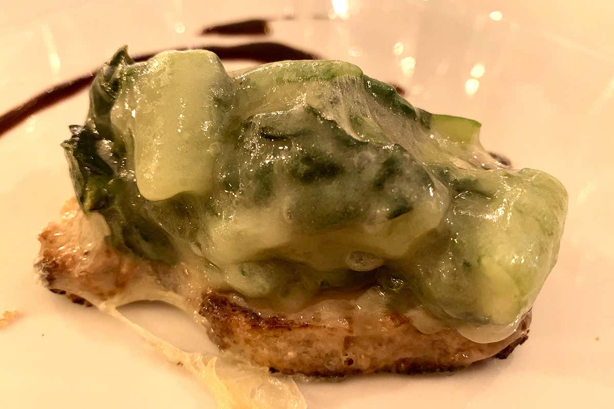 Fontina d'Alpeggio in carrozza saracena Al ristorante con la Fontina d’Alpeggio Dop