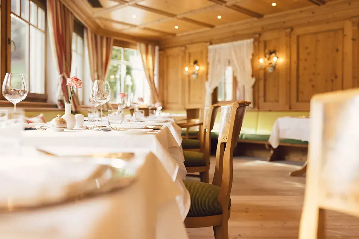 Ristorante (foto: Daniel Zangerl) Alpenpalace, dove s'incontrano relax, benessere, alta cucina e le montagne incontaminate