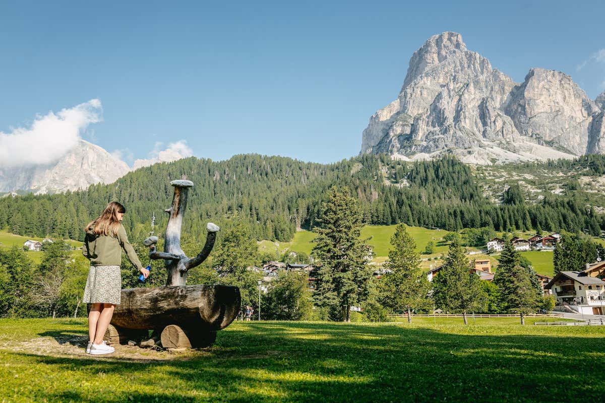 Un'immagine dell'Alta Badia Dai boschi all’alta cucina, l’Alta Badia certificata per la sua sostenibilità