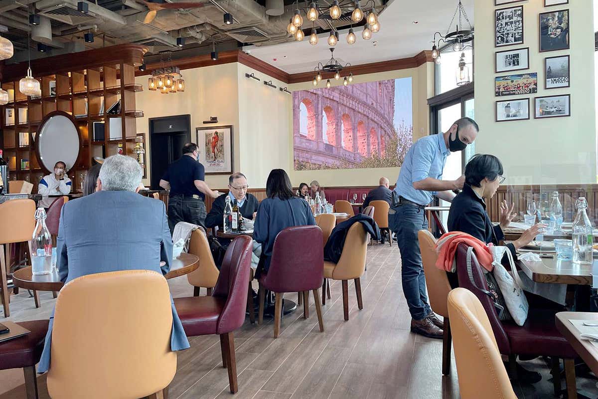 La sala Ama, il regno dell’amatriciana (e non solo) a Hong Kong