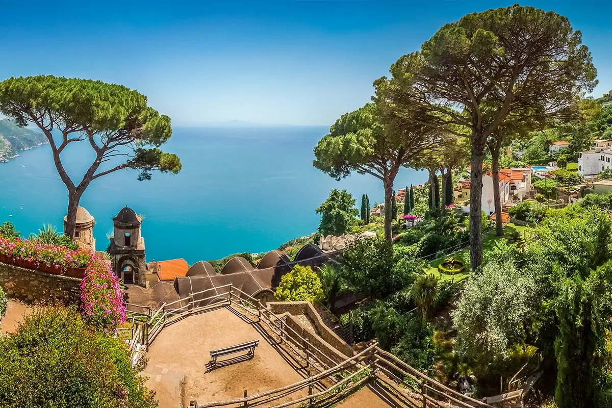 Costiera amalfitana, Villa Rufolo, giardini di Ravello