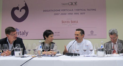 da sinistra: Luciano Begnoni, Clementina Palese, Giancarlo Perbellini e Giancarlo Begnoni