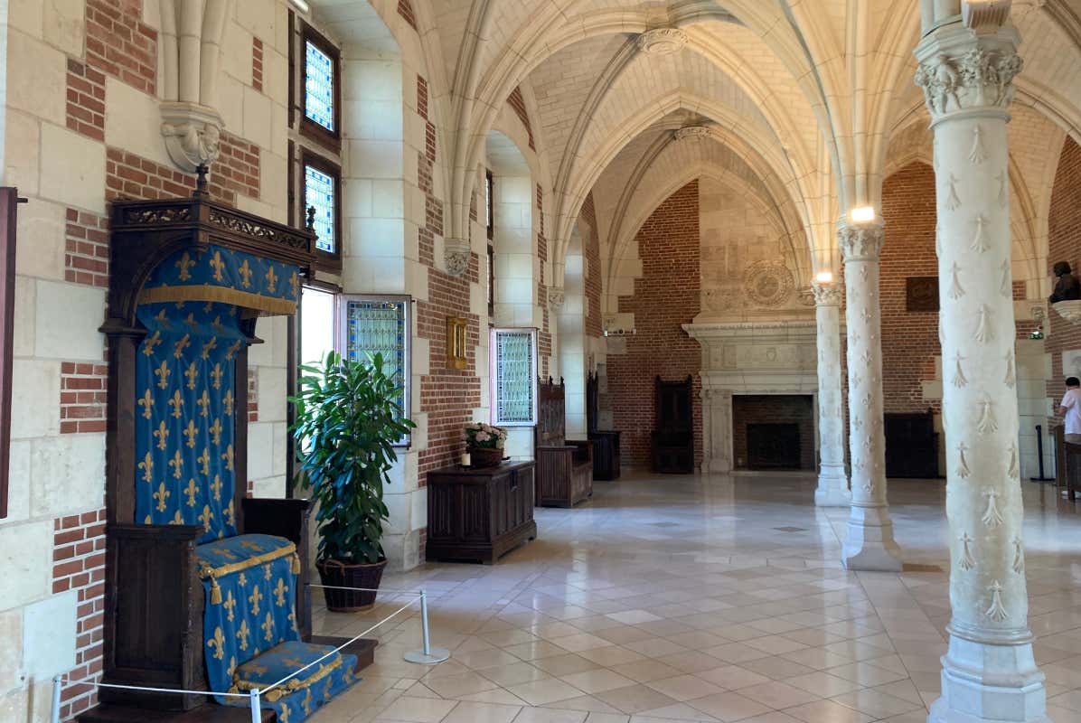 Interni da re Viaggio ad Amboise, angolo di Loira dove morì Leonardo