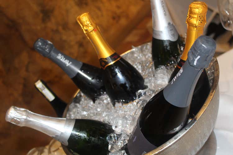 Gli spumanti che hanno accompagnato la cena (Amici per la pizza Serata d&rsquo;autore al Poggio del Sole)