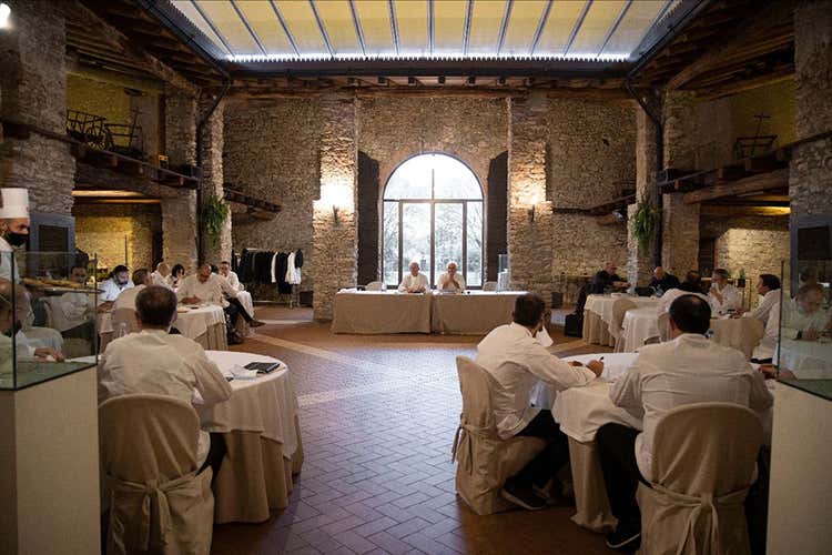 Un momento del Simposio - Pasticcere AMPI 2020 Premiato Fabrizio Galla