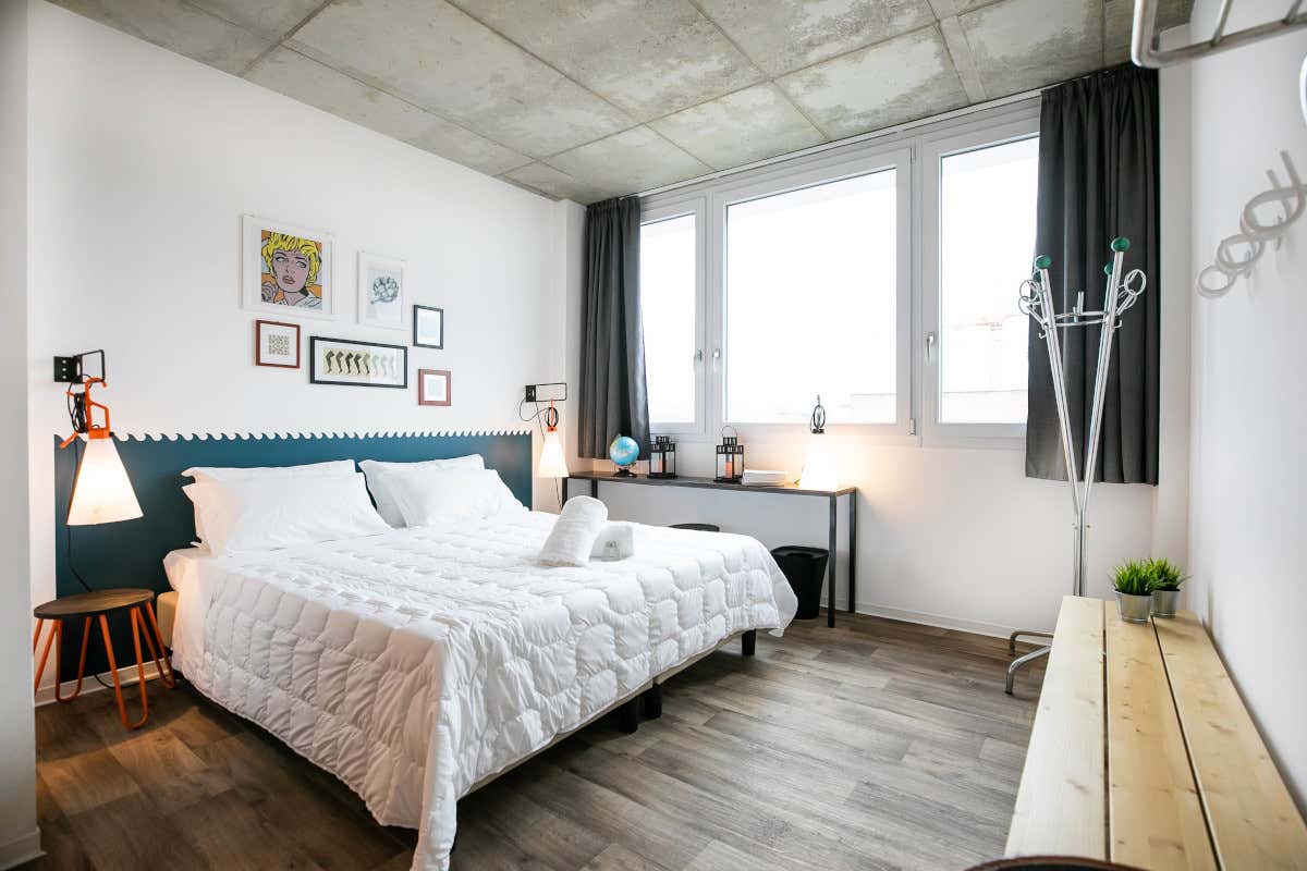 Una camera privata dell’Anda Venice Hostel