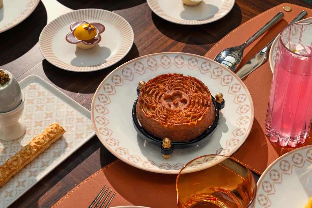 Alcuni piatti del Da Vittorio Café Louis Vuitton