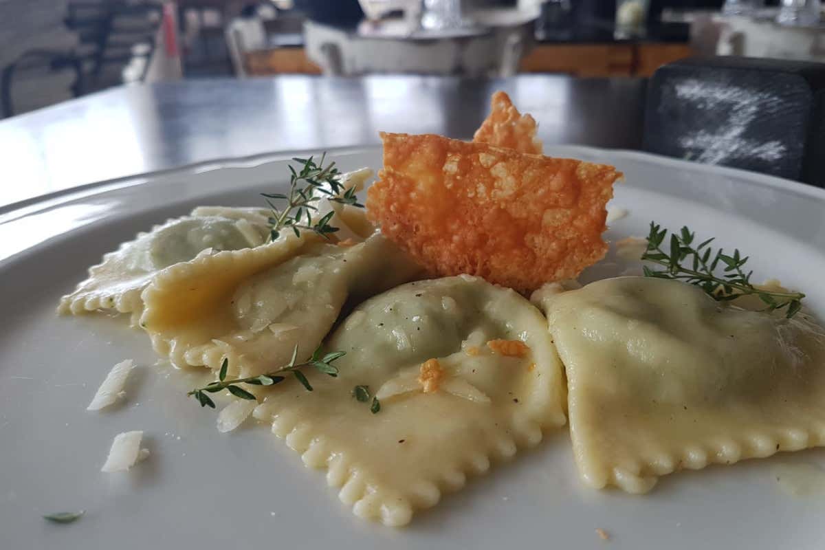 Il menu del ristorante Amico Bio Spartacus cambia ogni giorno