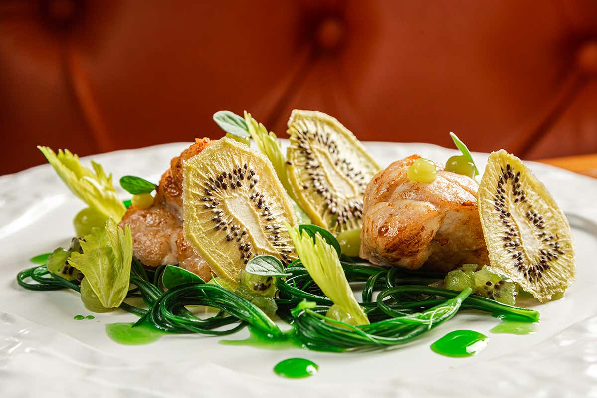 Animella, agretti e un seducente impatto cromatico Giulia Restaurant: con Alessandro Borgo armonia di sapori ed emozioni forti