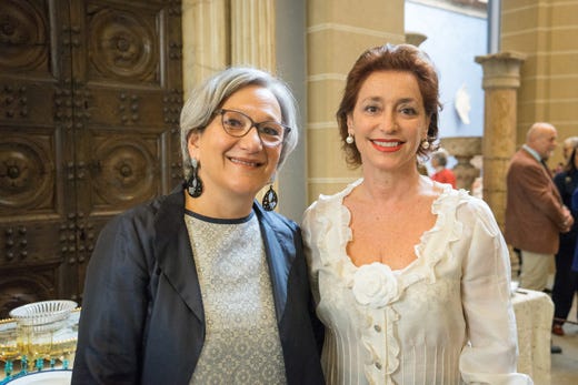 da sinistra: Anna Lapini e Anna Maria Tossani