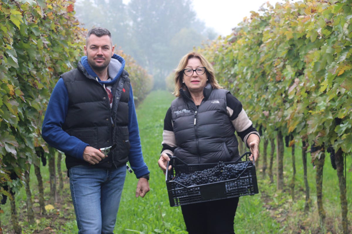 Anna Spinato con il figlio Roberto Furlani Formati, export, nuovo look: Anna Spinato Winery investe per ripartire
