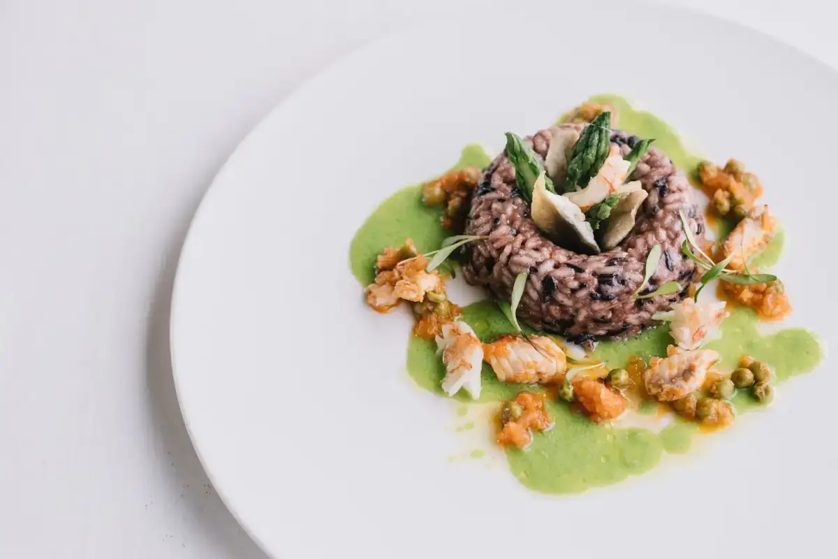 un piatto di massimo spigaroli, chef de l'Antica Corte Pallavicina All'Antica Corte Pallavicina il meglio delle tradizioni parmensi in tavola