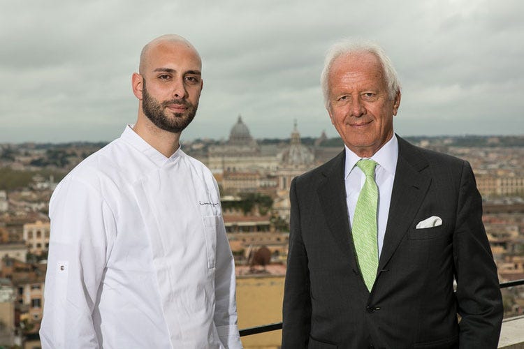 (Antonini è il nuovo chef di Imàgo Venerdì sera il suo debutto in cucina)