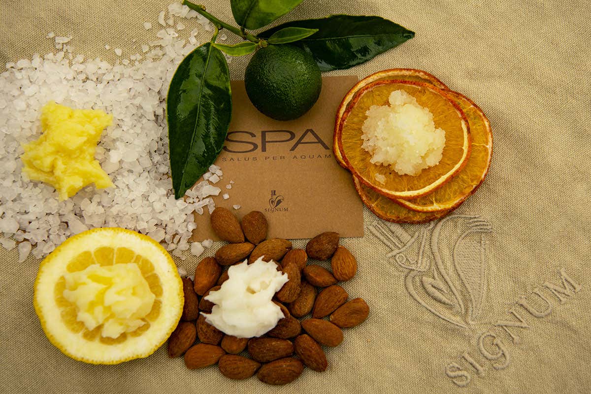 La spa di un hotel a Salina offre trattamenti con acqua geotermica