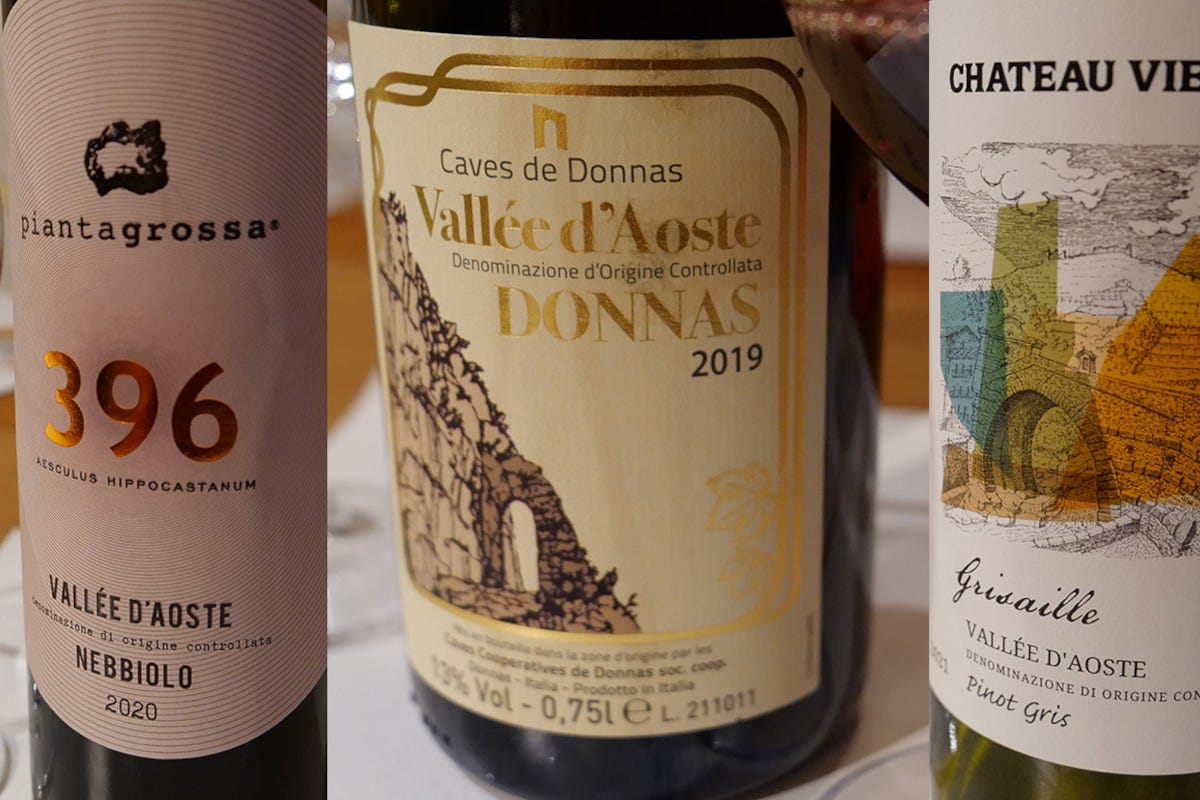 Le etichette degustate Quelle viti abbracciate dai castelli in Valle d’Aosta