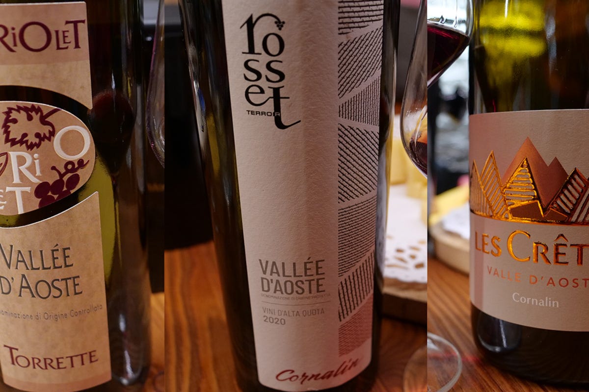 Le etichette degustate Quelle viti abbracciate dai castelli in Valle d’Aosta