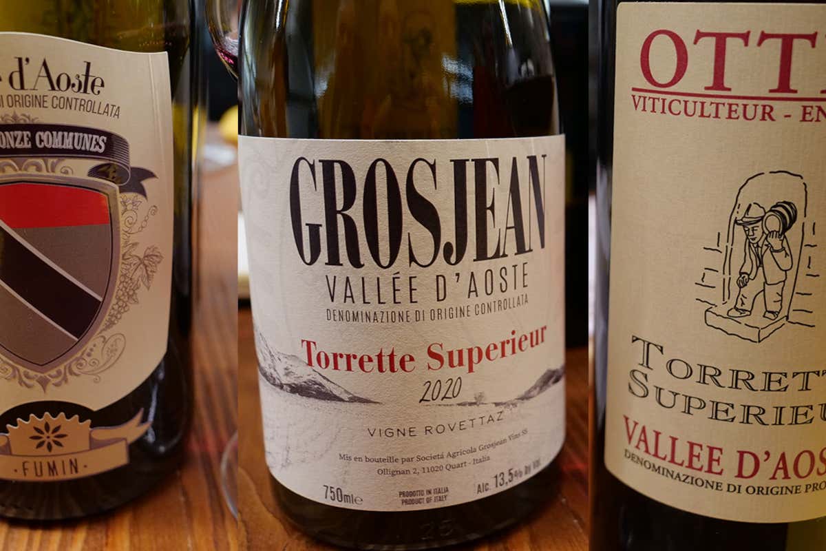 Le etichette degustate Quelle viti abbracciate dai castelli in Valle d’Aosta