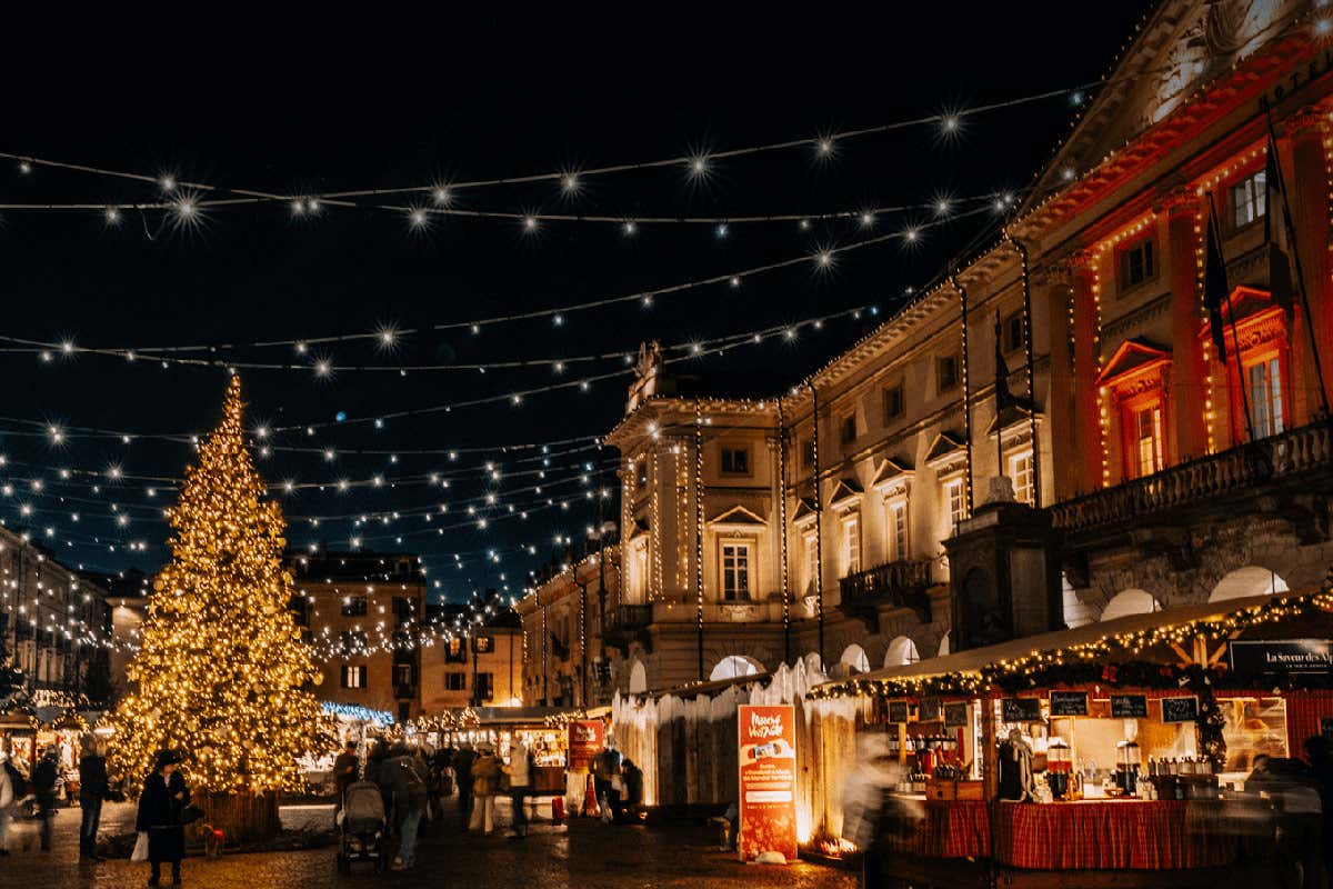 Aosta: il Marché Vert Noël tra storia e atmosfera alpina