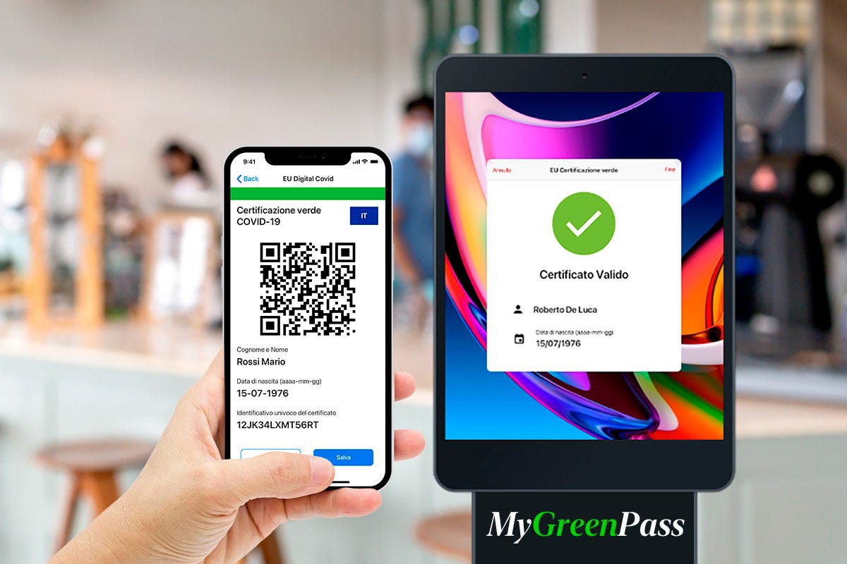 L'interfaccia MyGreenPass, ecco l'app di iPratico per controllare la certificazione verde
