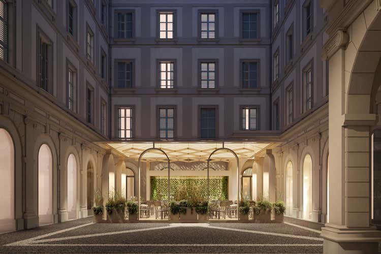 (Apre domani il Cova Garden Un giardino nel salotto di Milano) (Apre domani il Cova Garden Un giardino nel salotto di Milano)