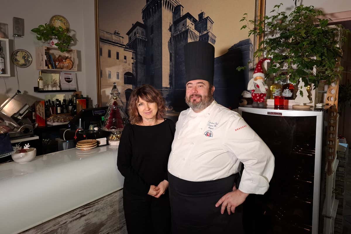 Chef Giovanni Ragazzi e la moglie Tetyana Tokar