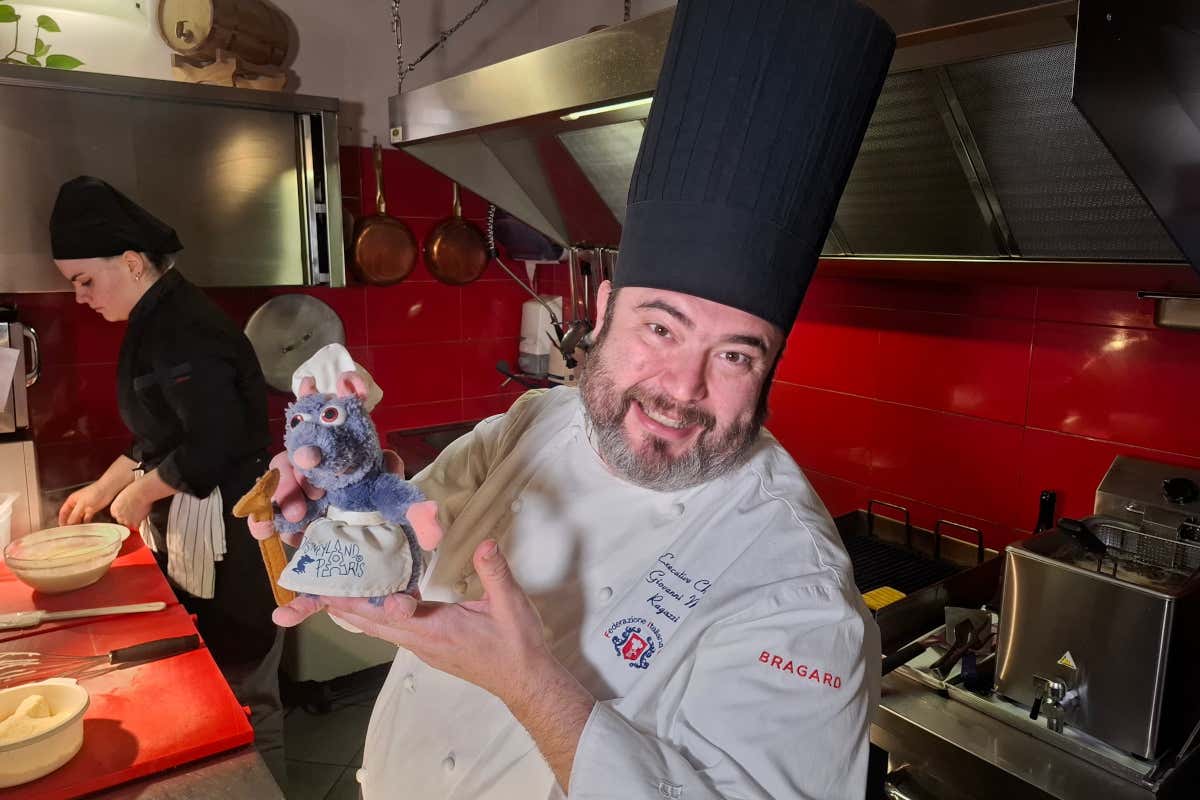 Remy, il topolino portafortuna di chef Giovanni Ragazzi