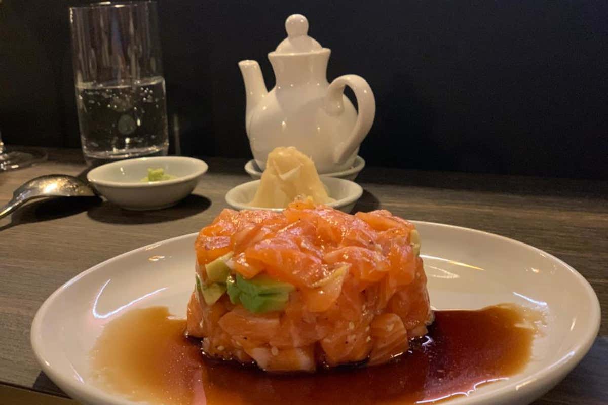 Tartare di salmone  Armonico, dove mangiare dell'ottimo sushi a Milano