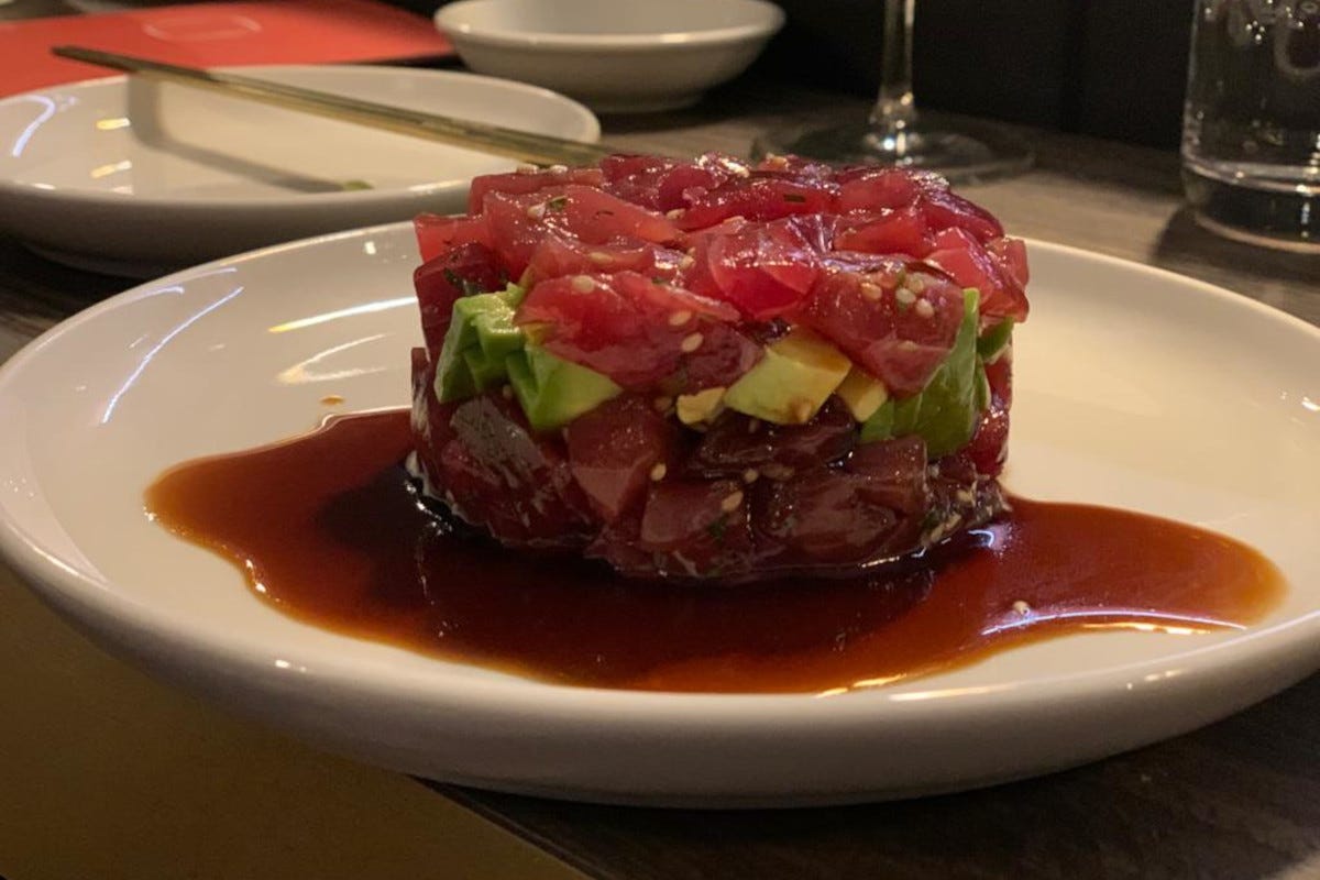 Tartare di tonno e salsa ponzu  Armonico, dove mangiare dell'ottimo sushi a Milano