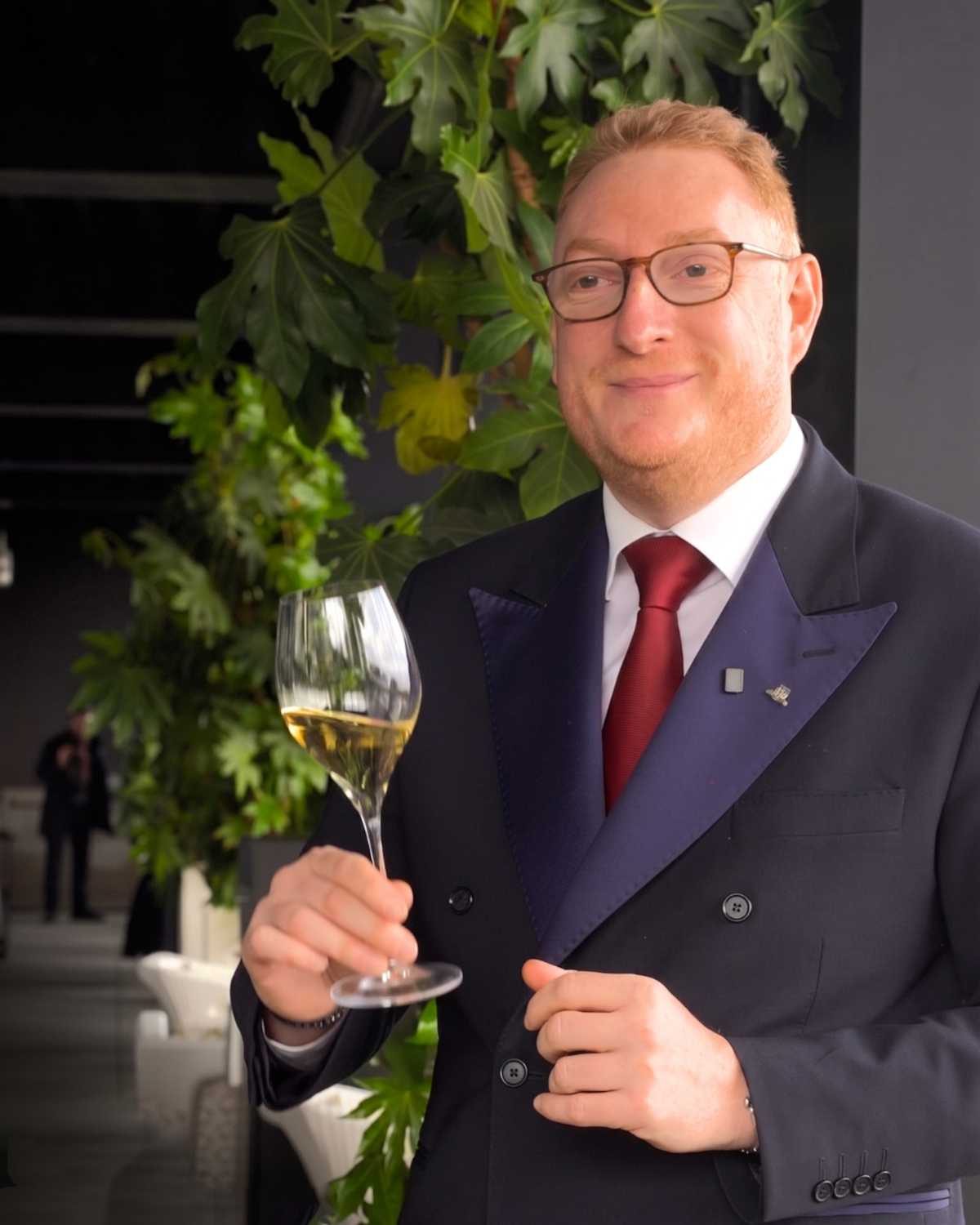 Paolo Porfidio, sommelier di Terrazza Gallia