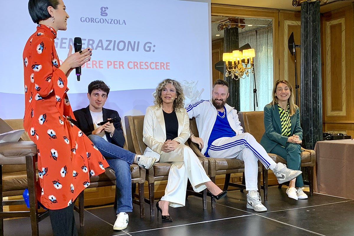 Anita introduce Tommaso Cassissa, Samantha Biale, Francesco Facchinetti e Valentina Ricci Gorgonzola Dop: 726% la produzione da inizio anno