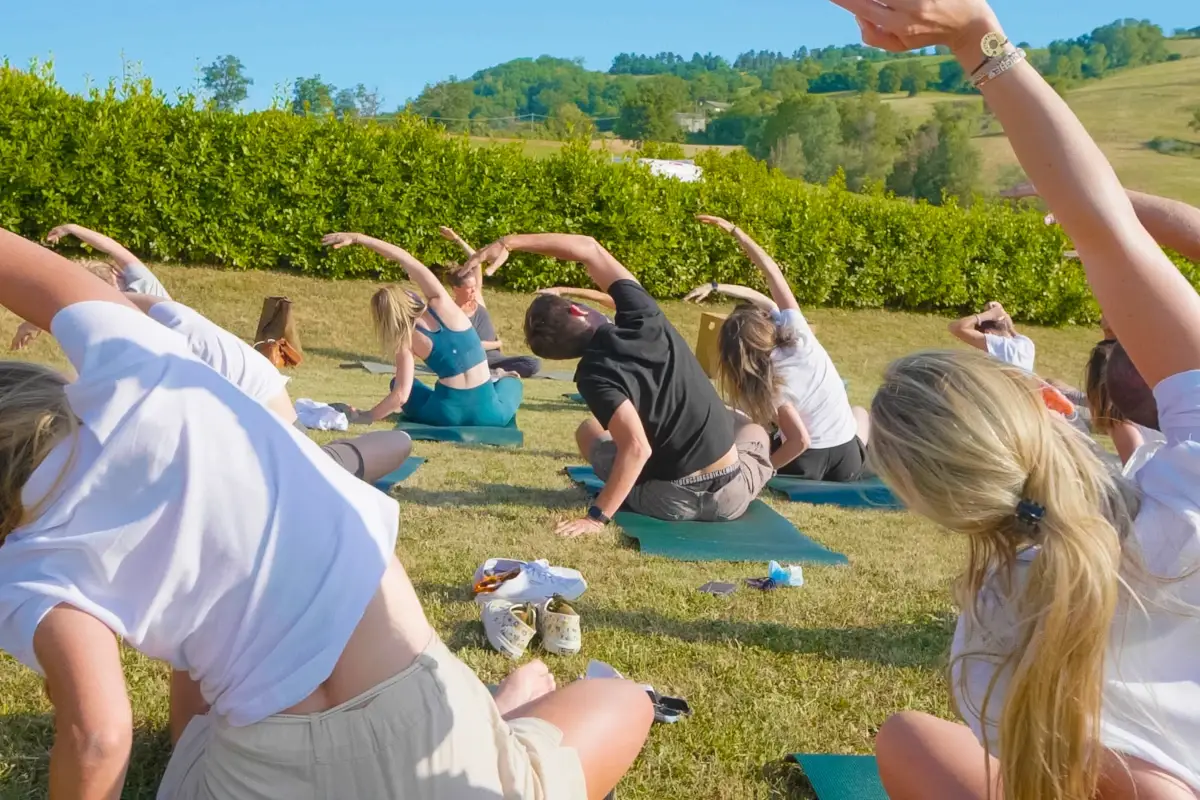 Cantina La Canosa, esercizi di yoga Tenuta La Canosa, storia di vino e passione