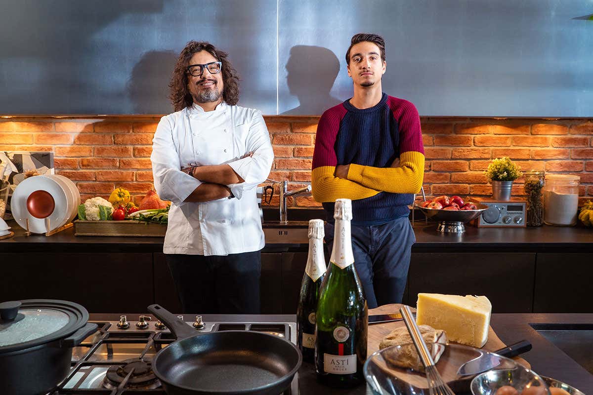 Alessandro Borghese e Lorenzo Sonego Smash di Asti Spumante e Moscato d'Asti: bollicine ufficiali delle Atp Finals di Torino