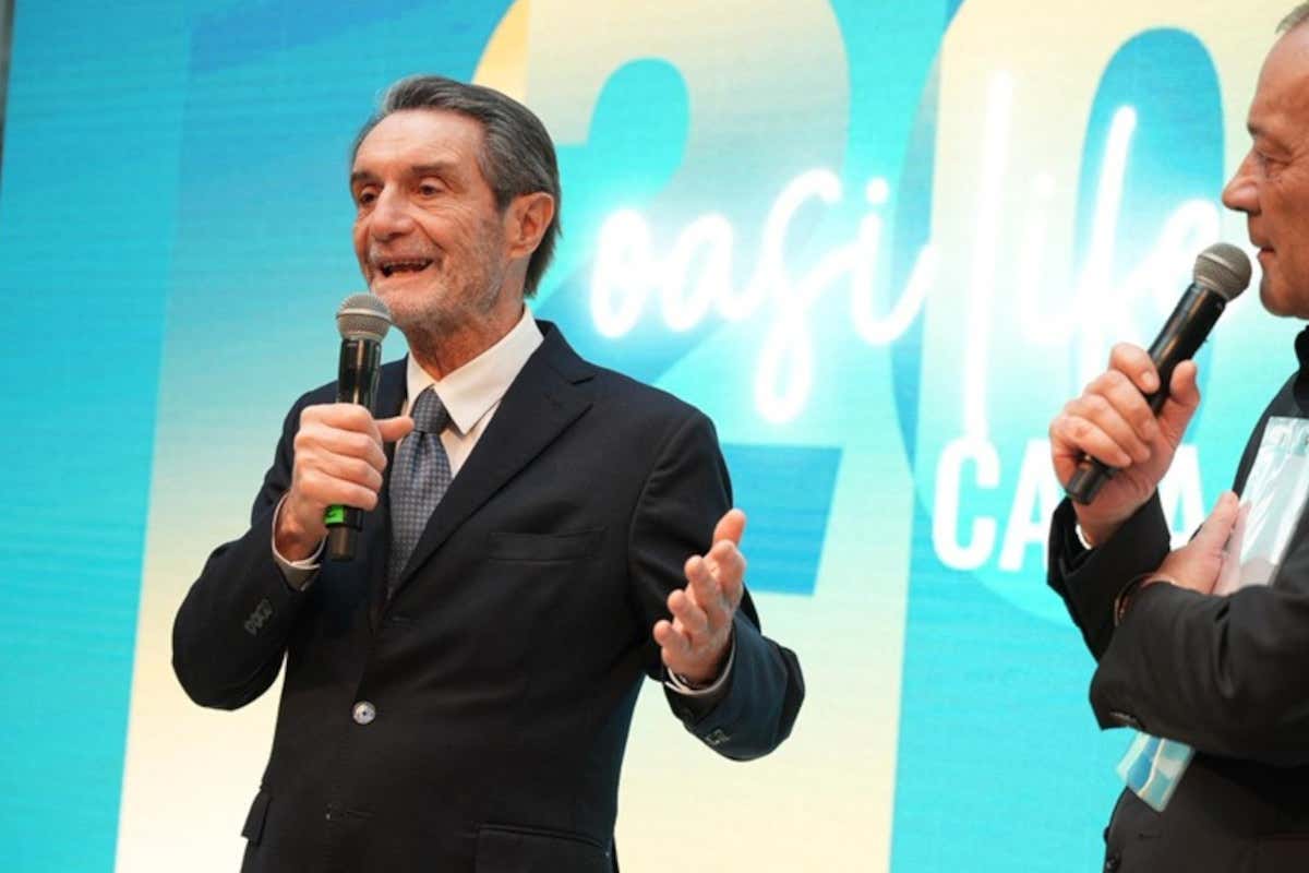 Il presidente della Regione Lombardia, Attilio Fontana